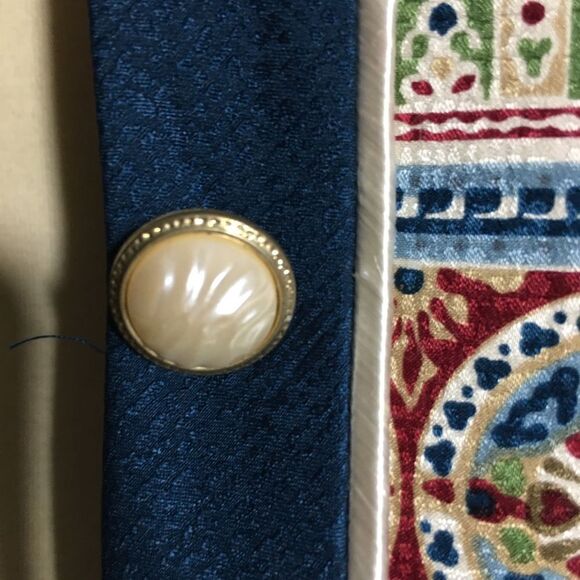 Adriana Papell Boho Pasley Blazer Size Large - Picture 11 of 13